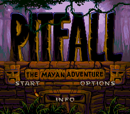 Pitfall - Maya no Daibouken (Japan) Title Screen